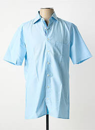 Chemise manches courtes poches bleu OLYMP homme