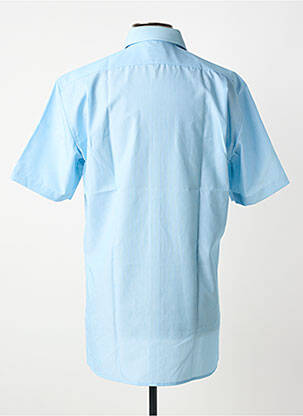 Chemise manches courtes poches bleu OLYMP homme