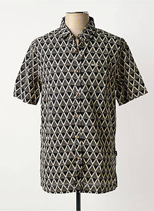 Chemise manches courtes coupe droite noir LEE COOPER homme