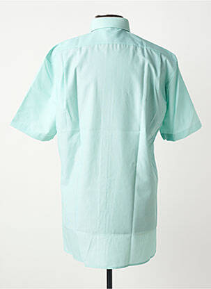 Chemise manches courtes poches vert OLYMP homme