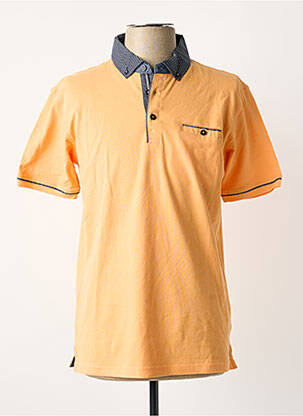 Polo coupe droite manches courtes orange PETER COFOX homme