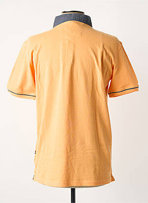Polo coupe droite manches courtes orange PETER COFOX homme
