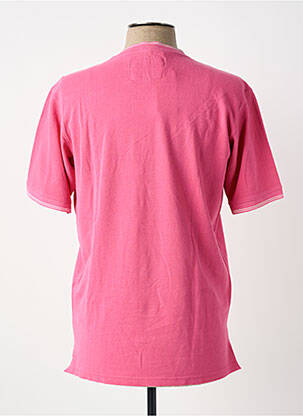 T-shirt stretch manches courtes rose PETER COFOX homme