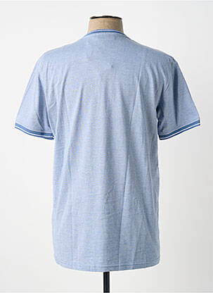 T-shirt stretch manches courtes bleu COFOX homme