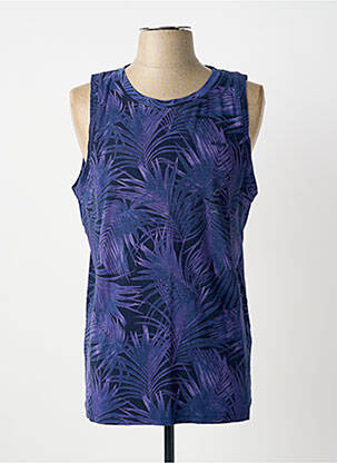 Débardeur coupe droite sans manche violet LEE COOPER homme
