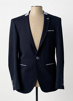 Blazer poches bleu BLACK WELLIS homme