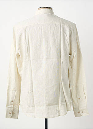 Chemise manches longues poches beige SEA BARRIER homme
