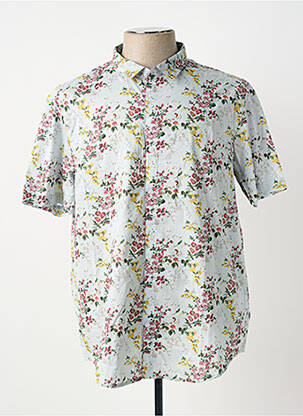 Chemise manches courtes coupe droite bleu LEE COOPER homme
