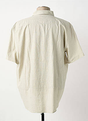 Chemise manches courtes poches beige CAPTEN homme