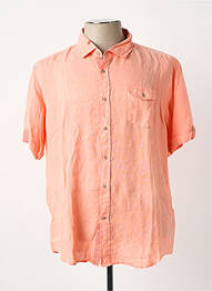 Chemise manches courtes poches rose DELAHAYE homme