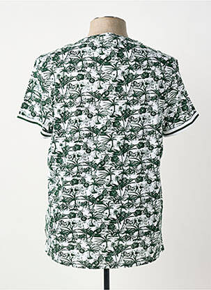 T-shirt stretch manches courtes vert LEE COOPER homme