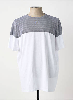 T-shirt stretch manches courtes blanc COFOX homme