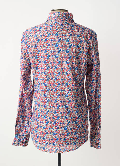 Chemise manches longues poignets boutonnés rouge DELAHAYE homme