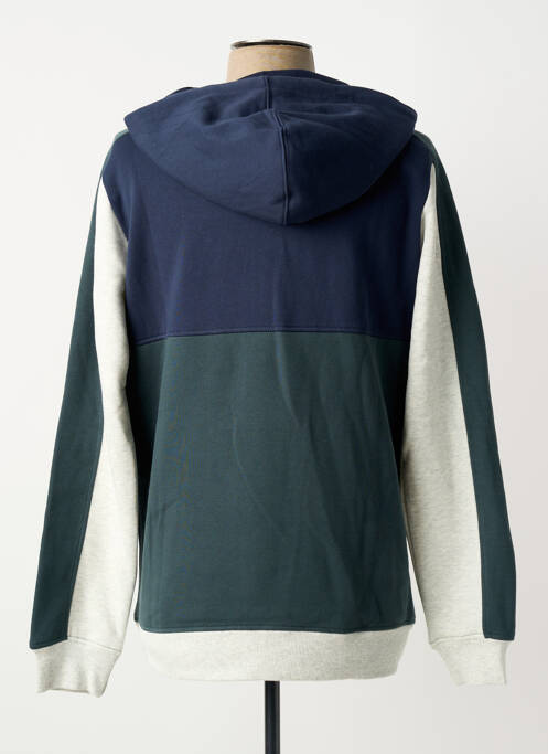 Sweat-shirt à capuche broderie manches longues bleu LEE COOPER homme