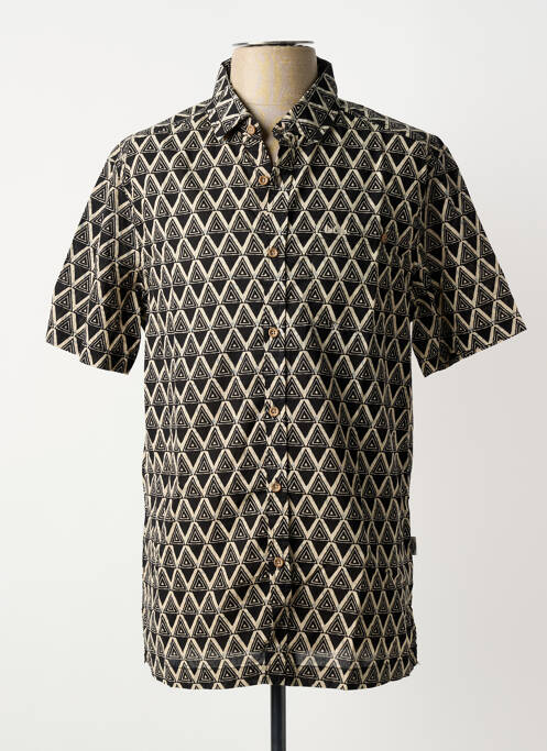 Chemise manches courtes coupe droite noir LEE COOPER homme