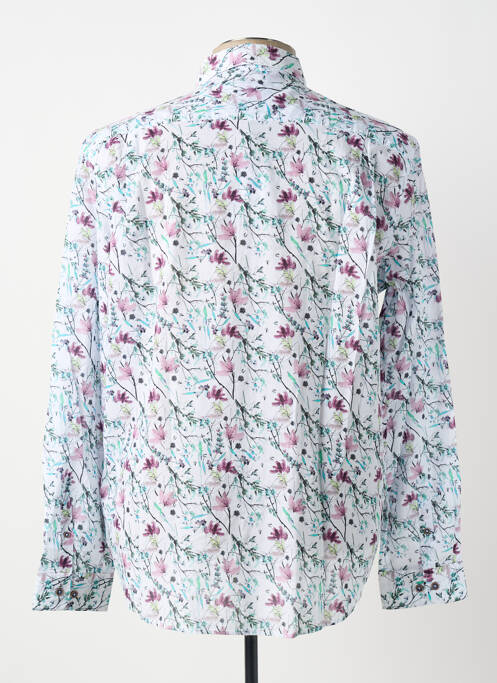 Chemise manches longues poignets boutonnés blanc DELAHAYE homme