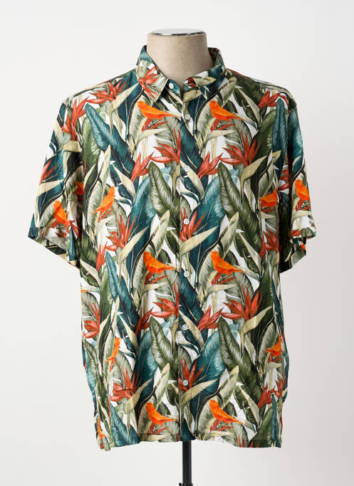 Chemise manches courtes coupe droite vert LEE COOPER homme