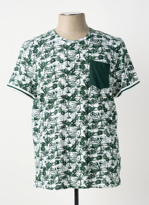T-shirt stretch manches courtes vert LEE COOPER homme