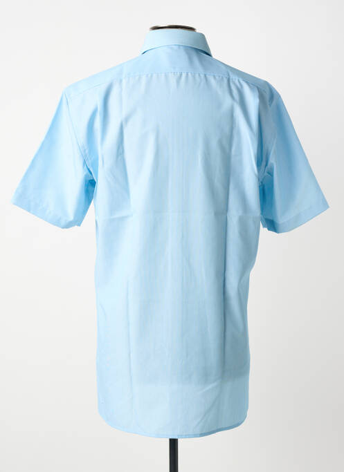 Chemise manches courtes bleu OLYMP homme