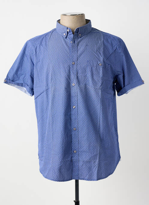 Chemise manches courtes bleu PETER COFOX homme