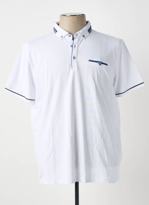 Polo blanc CAPTEN homme