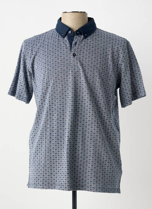Polo bleu PETER COFOX homme
