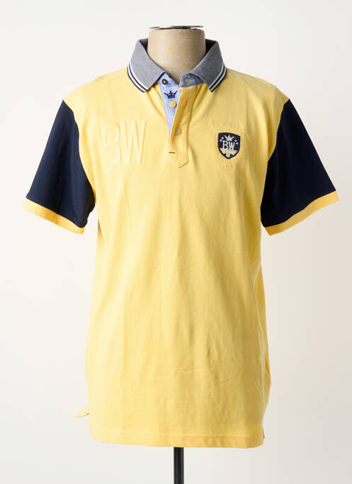 Polo jaune BLACK WELLIS homme