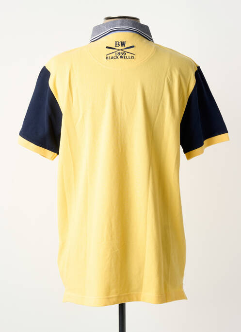 Polo jaune BLACK WELLIS homme