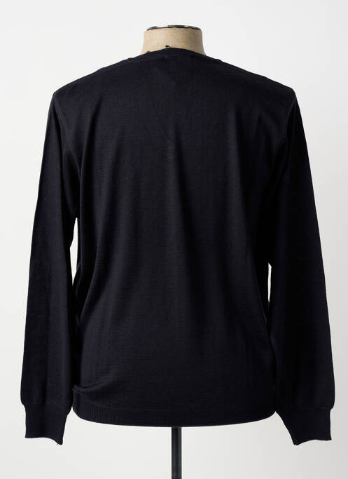 Pull col v manches longues bleu GS CLUB homme