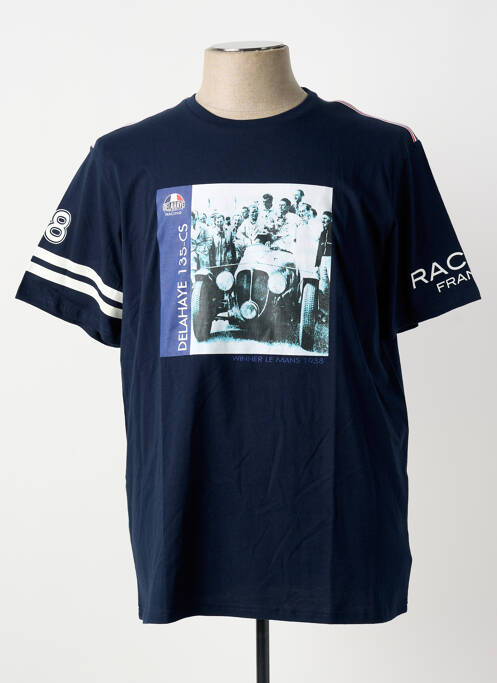 T-shirt bleu DELAHAYE homme