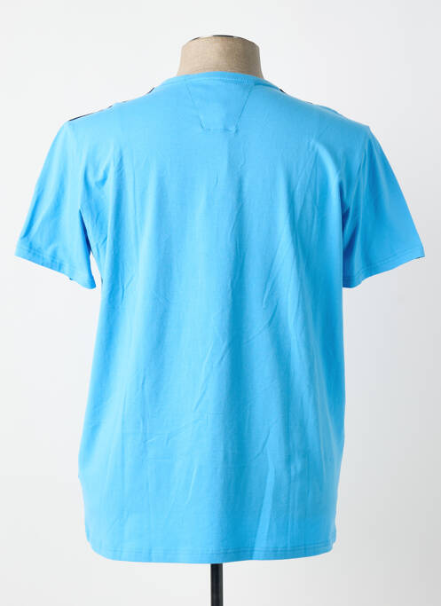 T-shirt bleu DELAHAYE homme