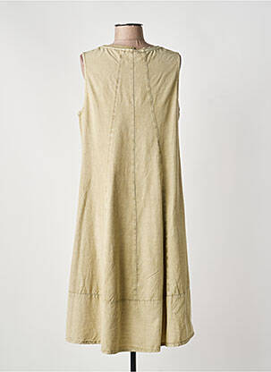 Robe mi-longue sans manche sans manche vert SIMCLAN femme
