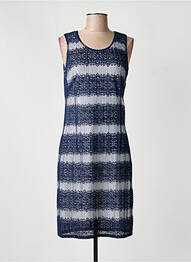 Robe mi-longue sans manche sans manche bleu GREGORY PAT femme