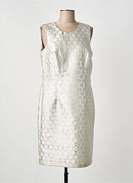 Robe mi-longue sans manche sans manche gris GREGORY PAT femme