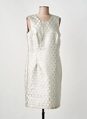 Robe mi-longue sans manche sans manche gris GREGORY PAT femme