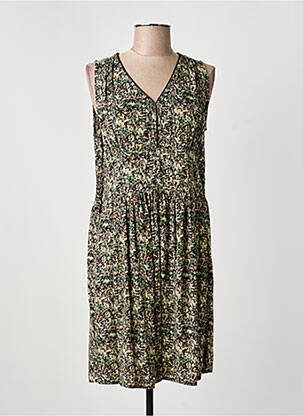 Robe courte sans manche sans manche vert MERI & ESCA femme