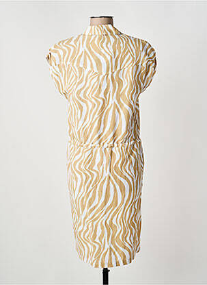 Robe mi-longue manches courtes manches courtes beige MADO ET LES AUTRES femme