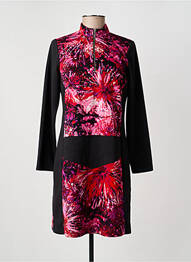 Robe courte manches longues manches longues noir MERI & ESCA femme