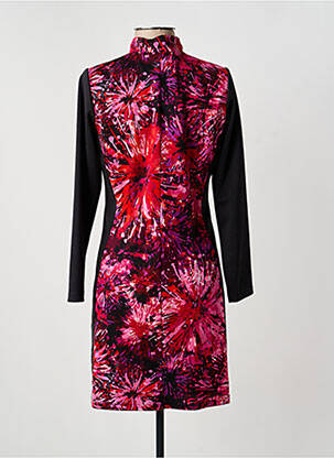 Robe courte manches longues manches longues noir MERI & ESCA femme
