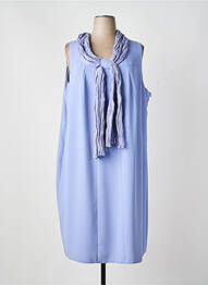 Robe mi-longue sans manche sans manche violet GREGORY PAT femme