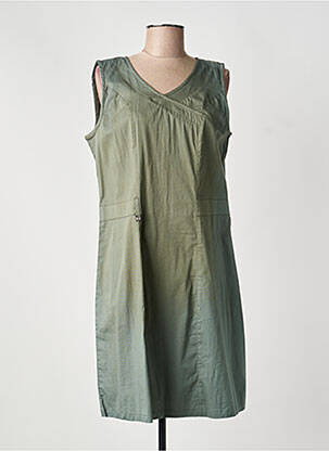 Robe mi-longue vert AGATHE & LOUISE femme