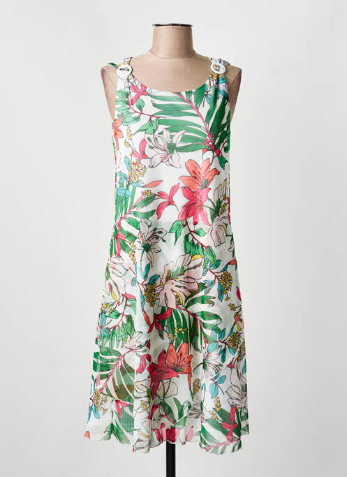 Robe mi-longue blanc DIANE LAURY femme