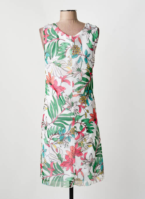 Robe mi-longue blanc DIANE LAURY femme