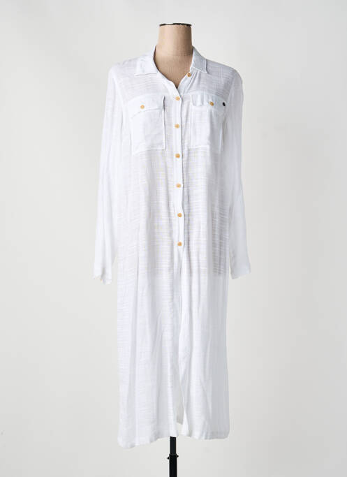 Robe mi-longue blanc MADO ET LES AUTRES femme