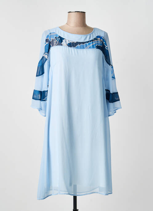 Robe mi-longue bleu GREGORY PAT femme