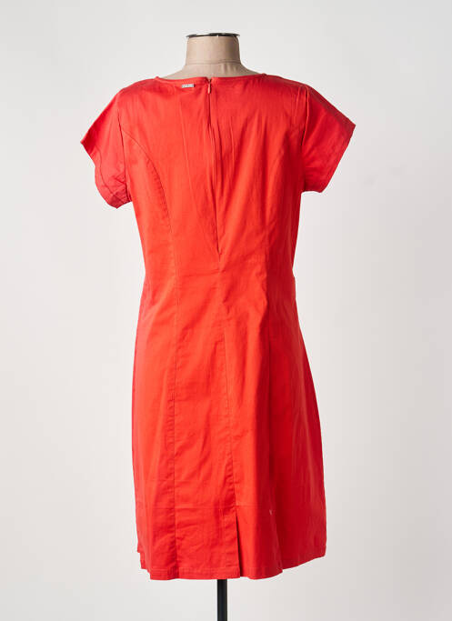 Robe mi-longue orange AGATHE & LOUISE femme