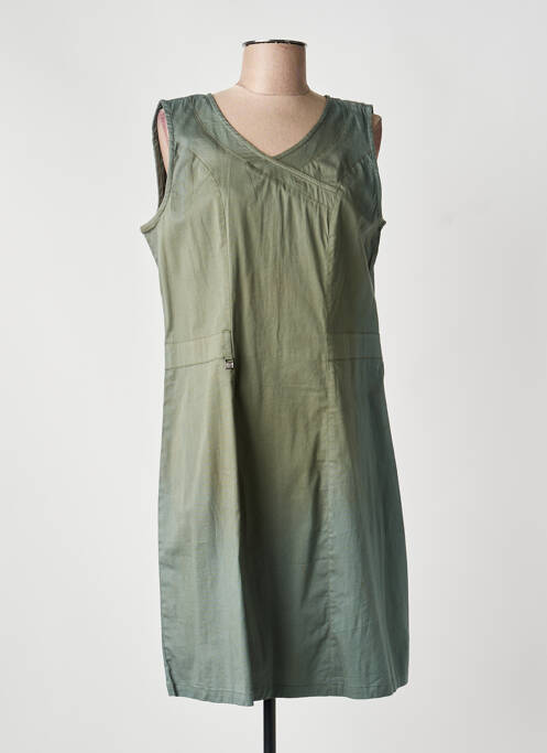 Robe mi-longue vert AGATHE & LOUISE femme