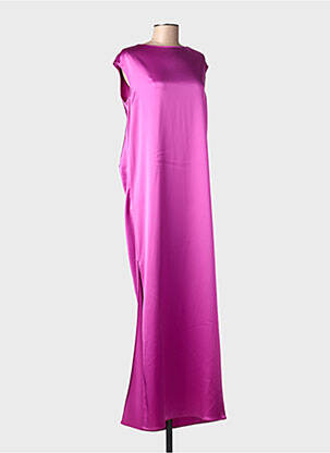 Robe longue sans manche sans manche rose GIANLUCA CAPANNOLO femme