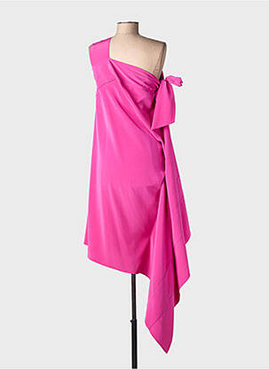 Robe mi-longue sans manche sans manche rose GIANLUCA CAPANNOLO femme
