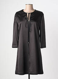Robe courte manches 3/4 manches 3/4 noir DE SANTIS BY MARTIN ALVAREZ femme